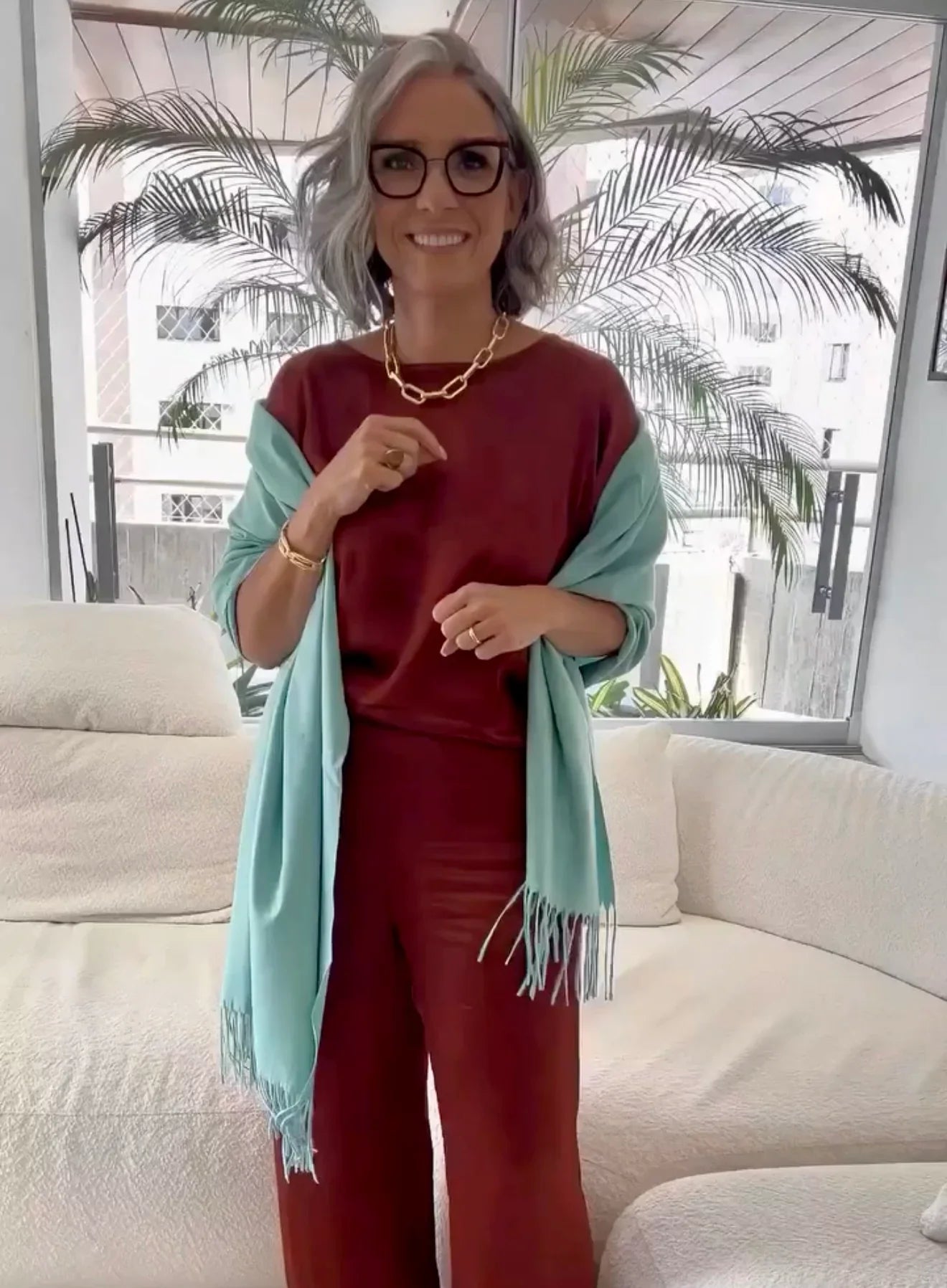 Conjunto Viscose Acetinado EZILDINHA