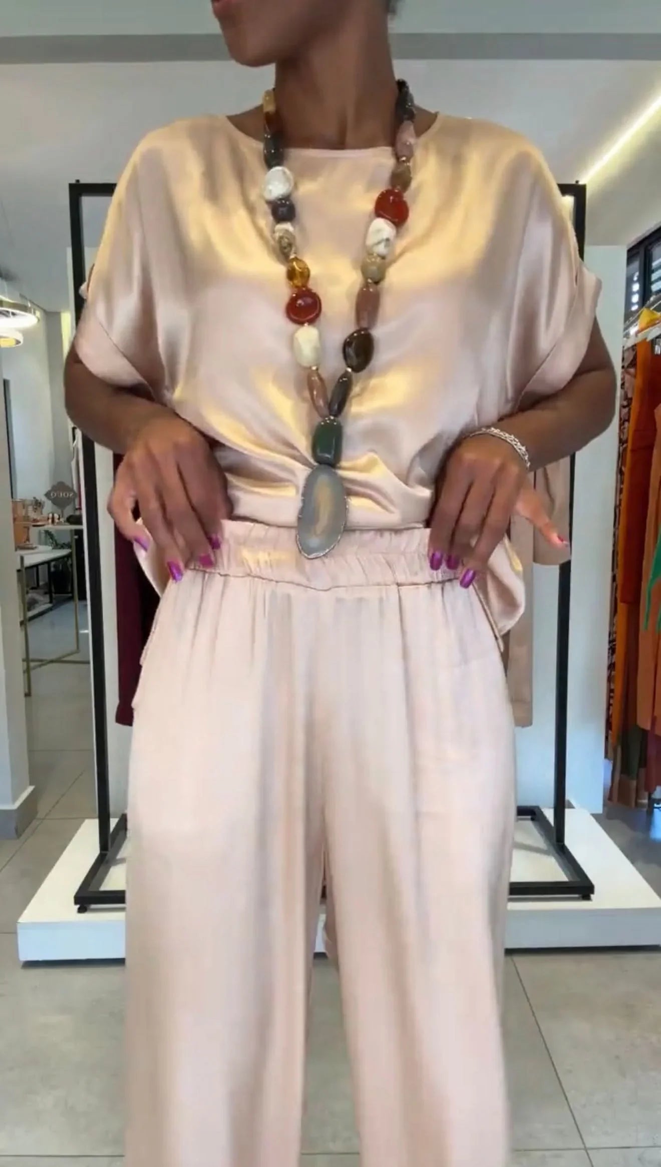 Conjunto Viscose Acetinado EZILDINHA