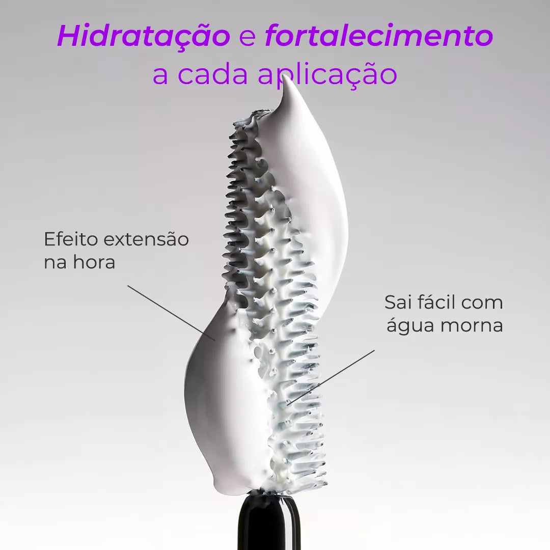 LashLift – Primer + Máscara de Cílios Que Dá Efeito de Extensão com Seus Fios Naturais