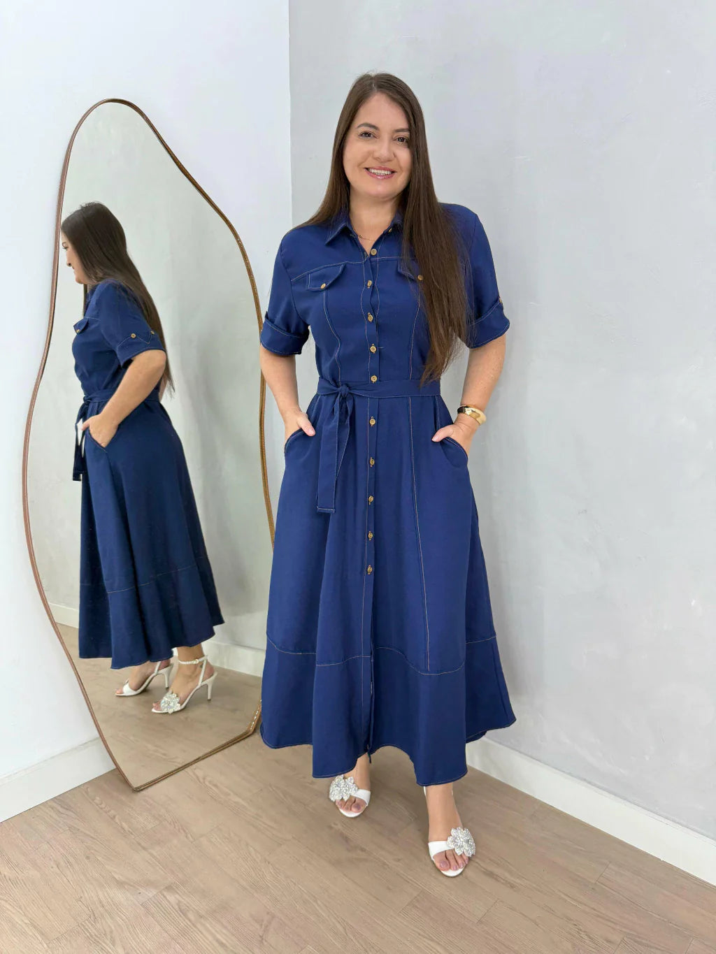 VESTIDO ARIANE MARINHO