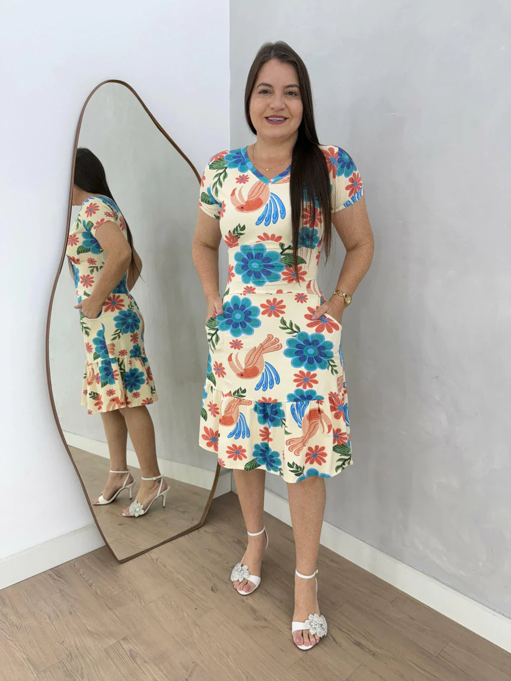 VESTIDO MARINA ESTAMPADO AZUL