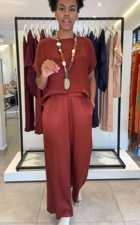 Conjunto Viscose Acetinado EZILDINHA