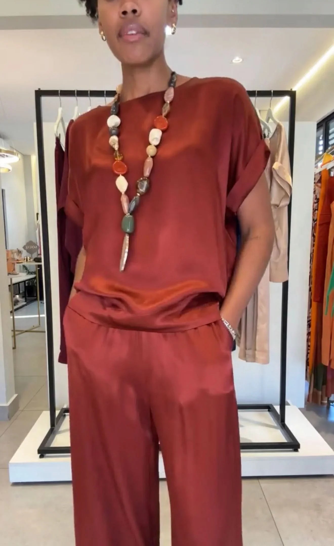 Conjunto Viscose Acetinado EZILDINHA