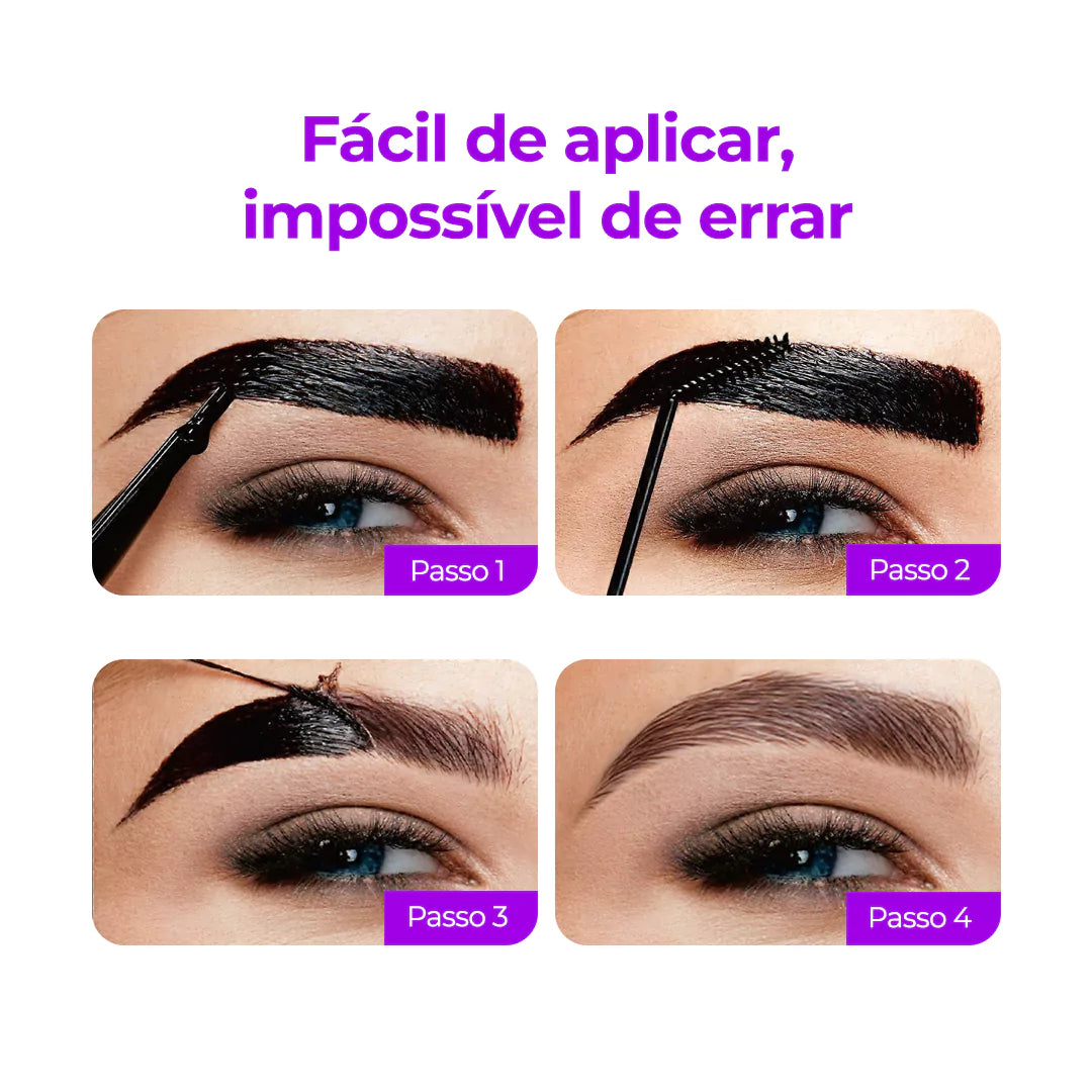 BrowLuxe – Gel de Sobrancelhas Peel-Off com Efeito Micropigmentação Instantânea e Duração de Até 24h