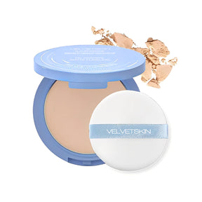 VelvetSkin – Pó Compacto Facial à Prova D’Água Que Controla a Oleosidade e Mantém Sua Make Intacta o Dia Todo