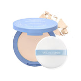 VelvetSkin – Pó Compacto Facial à Prova D’Água Que Controla a Oleosidade e Mantém Sua Make Intacta o Dia Todo