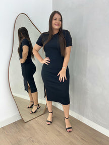 VESTIDO CAROLINA PRETO