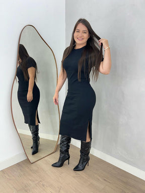 VESTIDO CAROLINA PRETO