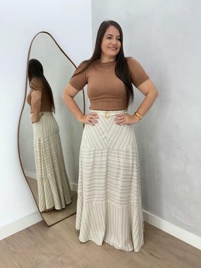 SAIA LARA LISTRADO PALHA