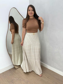 SAIA LARA LISTRADO PALHA