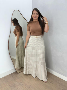 SAIA LARA LISTRADO PALHA