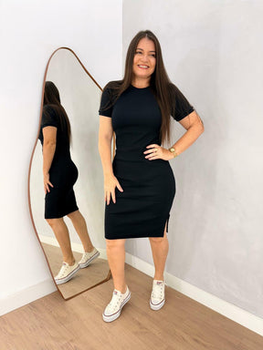 VESTIDO TUBINHO PRETO