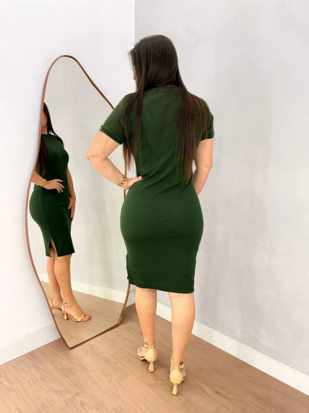 VESTIDO TUBINHO MILITAR