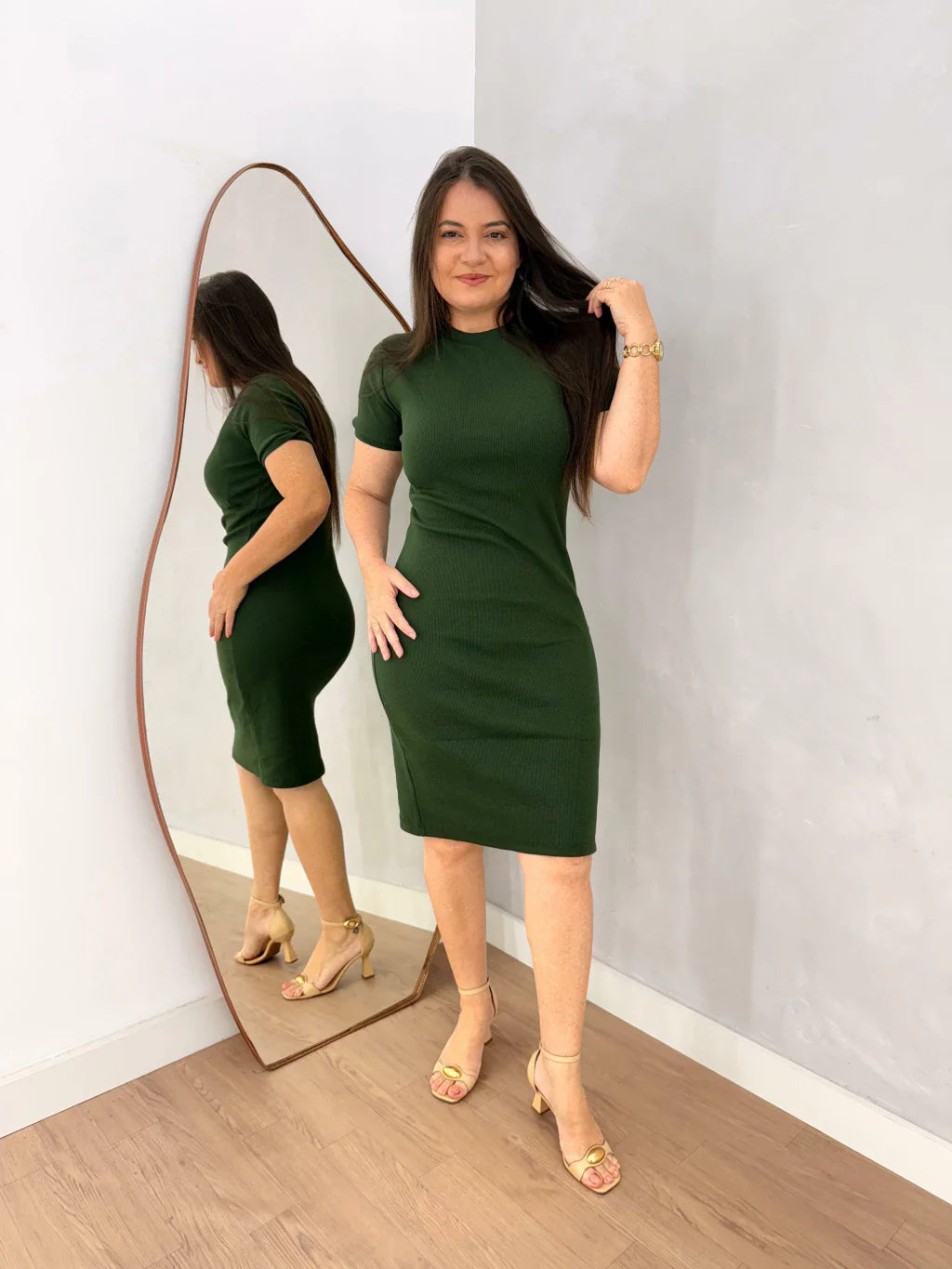VESTIDO TUBINHO MILITAR