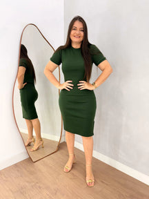 VESTIDO TUBINHO MILITAR