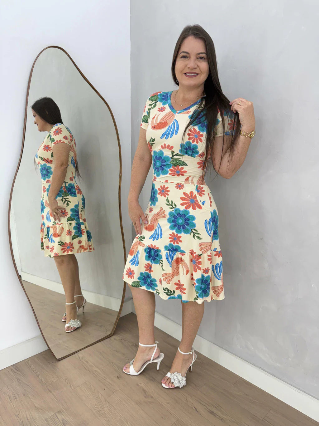 VESTIDO MARINA ESTAMPADO AZUL