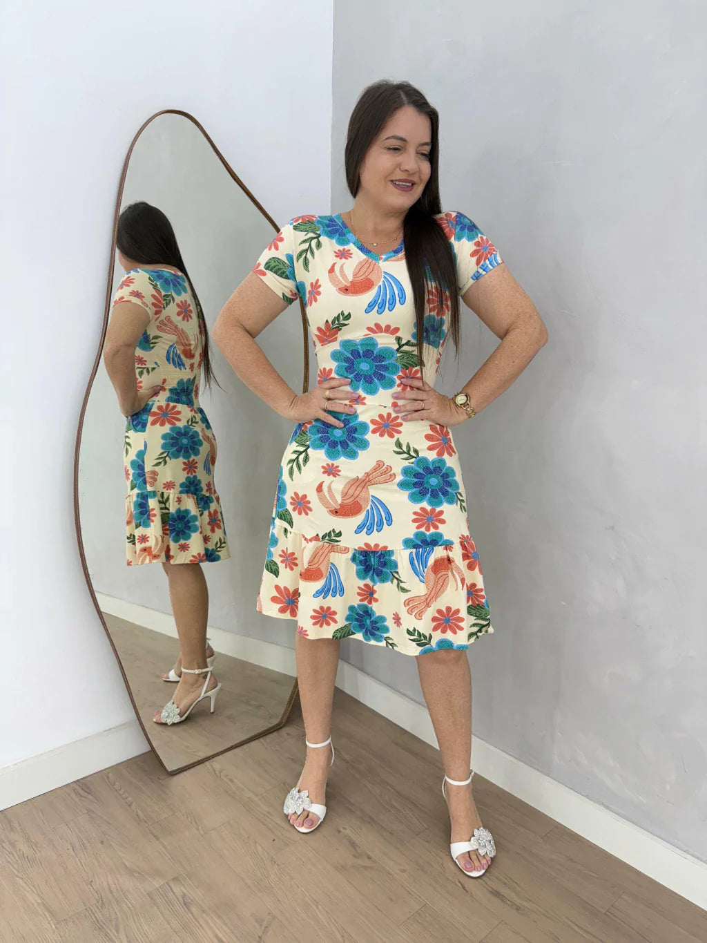 VESTIDO MARINA ESTAMPADO AZUL