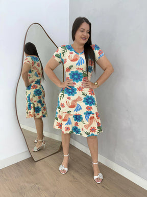 VESTIDO MARINA ESTAMPADO AZUL