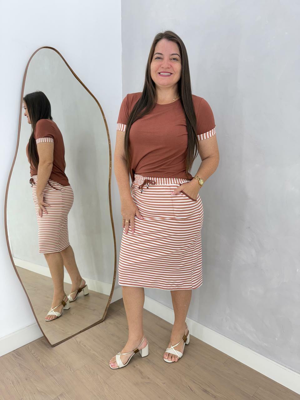 CONJUNTO YASMIN MARROM